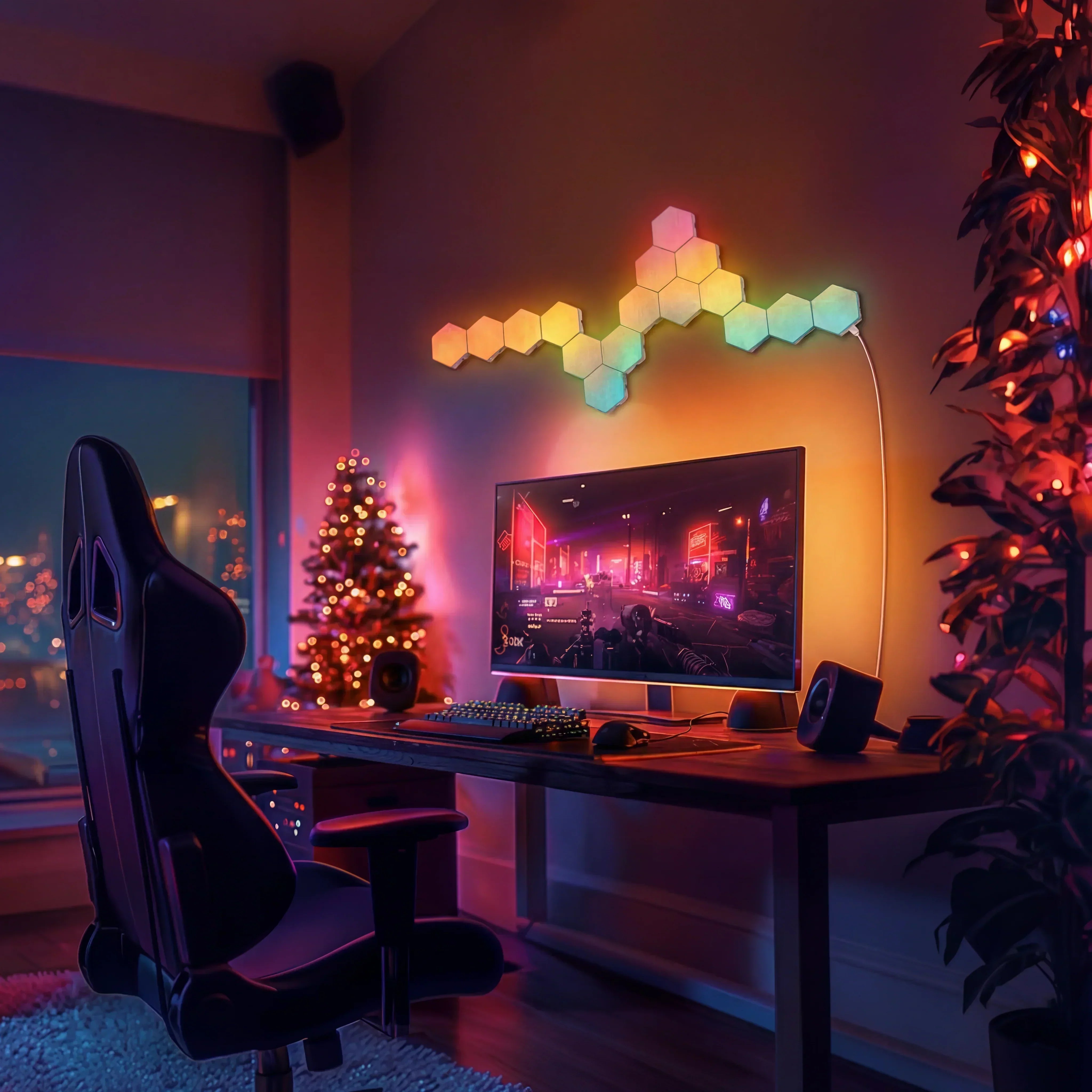 Gaming room apšvietimo įdėjos
