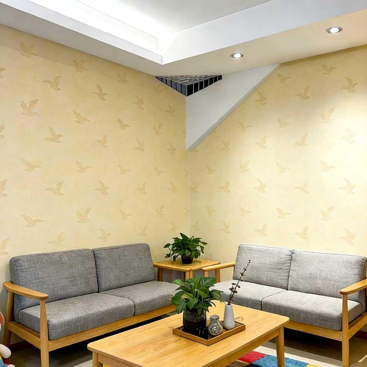 3D Optical Illusion Corner Wall Decal Geometric Art Sticker