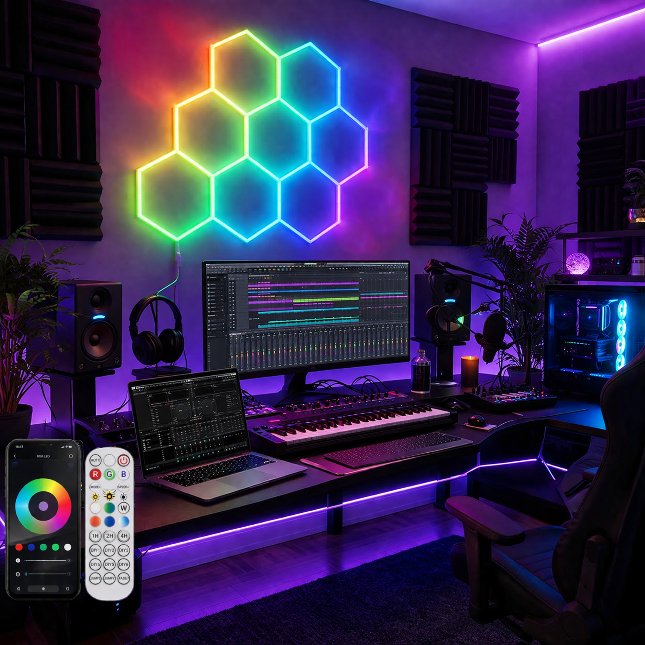 DAYENZ Hexagon Glow