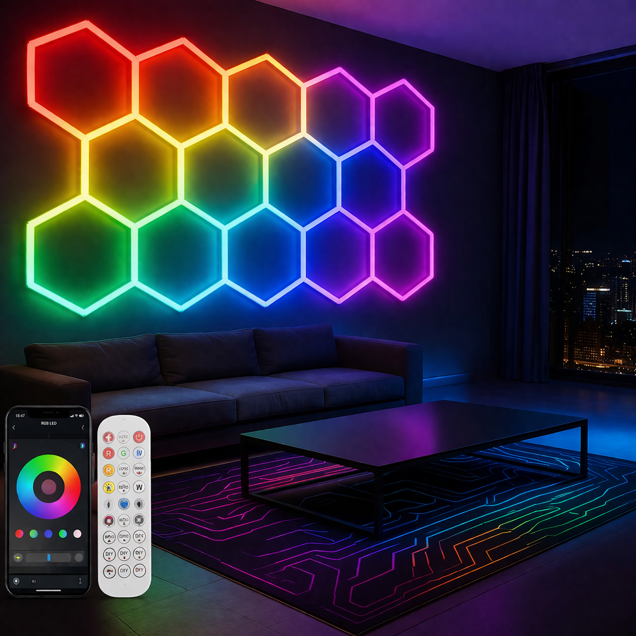 DAYENZ Hexagon Glow