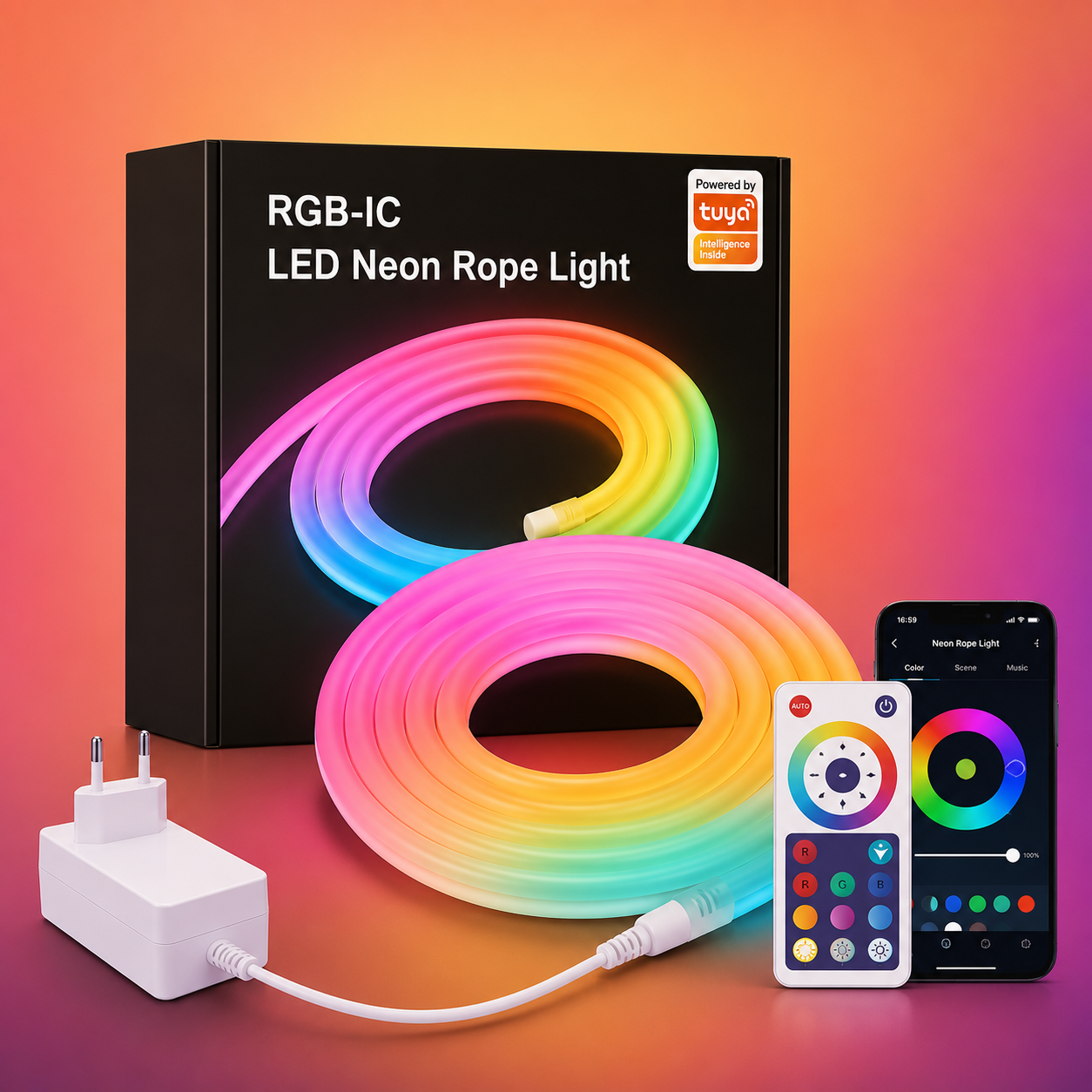 Smart RGBIC LED Neon Light Strip