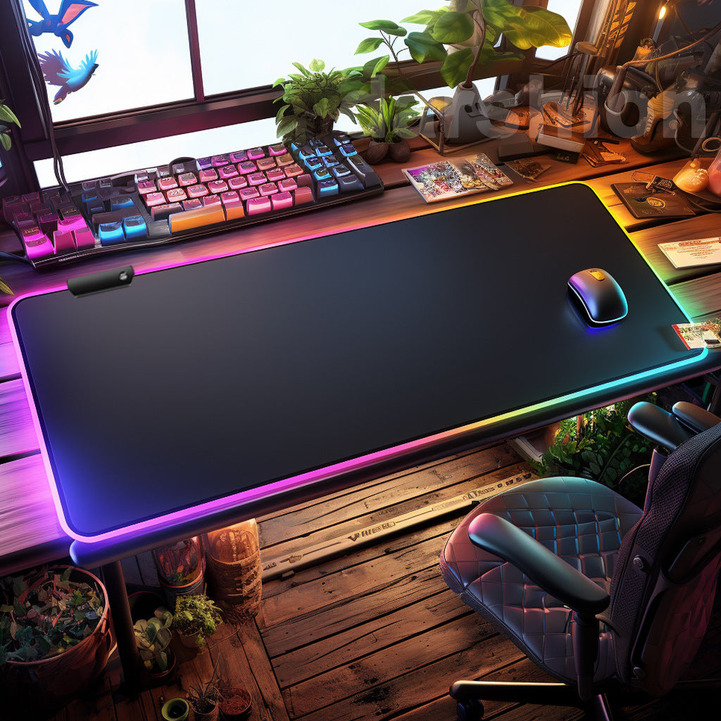 RGB Illuminated Gaming Mouse Pad